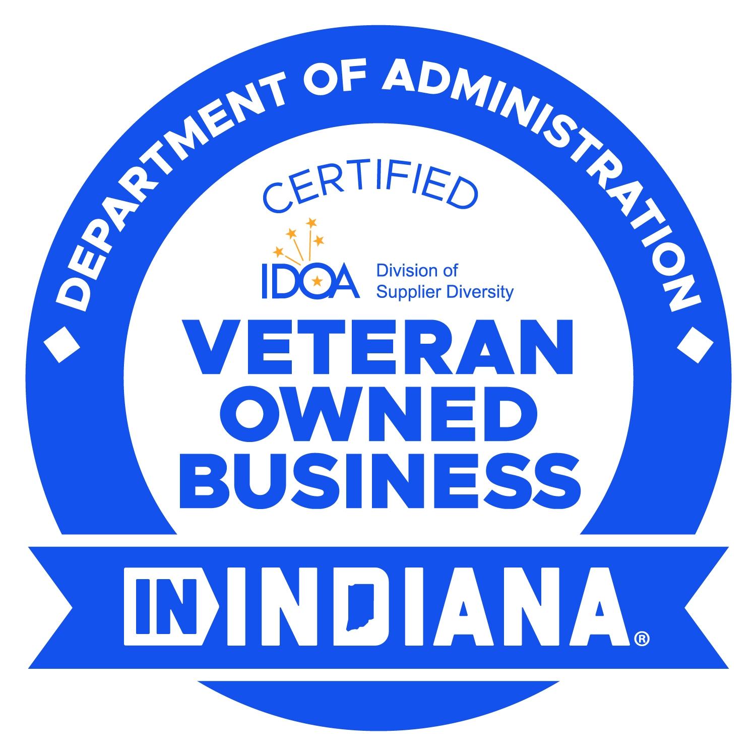Indiana Veteran Owned Business Certificate Logo